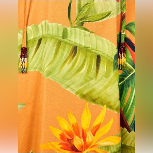 NWOT Anthropologie Farm Rio Tropical Desire Midi Dress - Picture 5 of 16